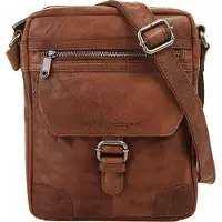 Spikes & Sparrow Umhängetasche Damen, Herren cognac