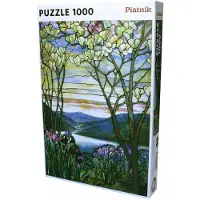 Piatnik Puzzle Magnolien und Schwertlilien 1000 Teile