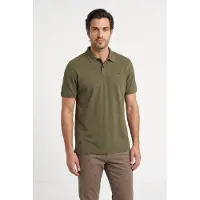 Camel active Bültel Worldwide Fashion GmbH Polos 1/2 sleeves Deep Olive Deep Olive M