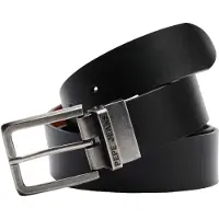 Pepe Jeans für Herren. PM021060 Wendegürtel schwarz (100 cm), Lässig, Leder