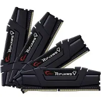 G.Skill Ripjaws V 64GB DDR4-3200Mhz, 64 GB, 4 x 16 GB, DDR4, 3200 MHz, 288-pin DIMM, Schwarz