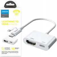JOYROOM S-H141, 0,116 m, Lightning, HDMI, Stecker, Buchse, Gerade