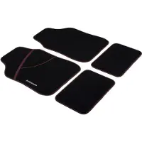Dunlop Automatten 66x44cm vorne 28x42cm hinten Rot