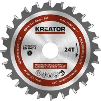 Kreator 89x15x1.8 Mm 24t Multimaterial-kreissägeblatt Golden Golden One Size