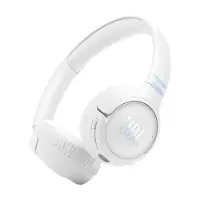 JBL Tune 680NC, Geräuschunterdrückende kabellose On-Ear-Kopfhörer, Bluetooth, On-Ear-Kontrollen, Weiß