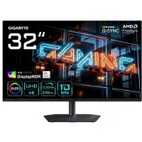 Gigabyte MO32U24 OLED Gaming Monitor Flat, 80,3 cm (32"), 3.840x 2.160 UHD, 0,03ms, neig-, schwenk-, höhenverstellbar, Pivot, HDMI, DP, USB, Speaker