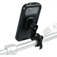 IMoshion Handyhalterung Fahrrad wasserdicht - Handyhalterung - Fahrradzubehör - 360 Grad Drehung - Universal - auch für Roller und Motorrad geeignet - Schwarz