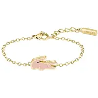 Lacoste - Adorable gold-plated steel bracelet Cutie Croc 2040530