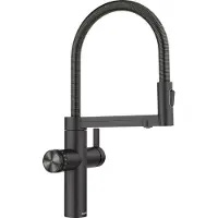 BLANCO Küchenarmatur mit Filterfunktion und Kochend heißes Wasser CHOICE ICONA schwarz matt 527657