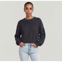G-Star Washed Pocket Loose Knit - Dunkelblau - Damen - XS