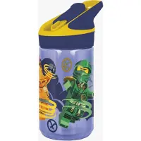 LEGO Ninjago Trinkflasche 480 ml, Blau/Gelb
