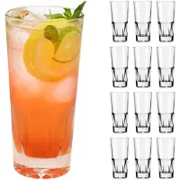 Libbey Longdrinkglas "Rocks Glas, 12er Set -GALLERY-" hochwertig verarbeitet, im modernen Design