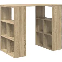 vidaXL Schreibtisch Sonoma-Eiche Holzwerkstoff 90 x 50 x 75 cm