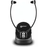Geemarc Telecom CL7370, Kabellos, 100 - 16000 Hz, Kopfhörer, Schwarz