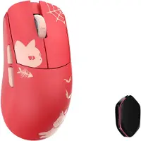 WLMouse Ying - Red Cat (Omron Optical) Wireless 8K Magnesium Mouse