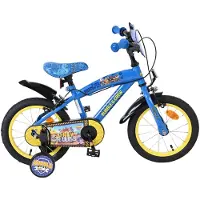 Volare Rubble & Crew Kinderfahrrad - Jungen - 14 Zoll - Blau - Zwei Handbremsen