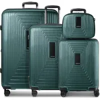 Redolz Essentials 14 4-Rollen Kofferset + Beautycase 4 tlg. mit Dehnfalte