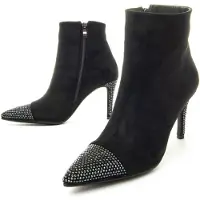 Montevita Stiefelette mit Absatz, Punternt Schwarz