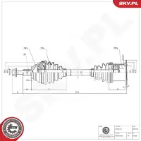 ESEN SKV Antriebswelle 40SKV439
