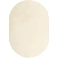 vidaXL Teppich Shaggy Hochflor NAVARRA Creme 300x200 cm Polyester