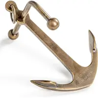 Authentic Models Deko-Anker Cape Horn Anchor, Dekoration, Messing, AC006