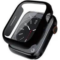 Crong Hybrid-Uhrengehäuse – Apple Watch 44 mm Glasgehäuse (schwarz)