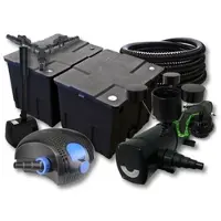 Wiltec Sunsun Filter Set 60000L Teich 72W Uvc 100W Pumpe Schlauch Skimmer Springbrunnen