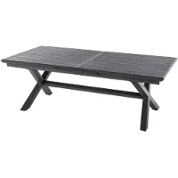 Hespéride Ausziehbarer gartentisch "axiome" granitschiefer 10 plätze aus epoxybehandeltem aluminium -