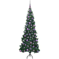 vidaXL Alba (mit 300 LEDs und lila Kugeln)