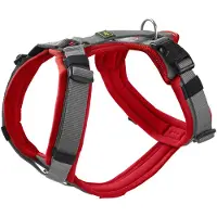 Hunter - Maldon Up - Hundegeschirr Gr XS/S rot/grau