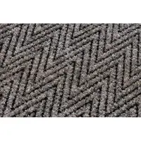 Rugsx Läufer- Türmatte rutschfest 100 cm MAGNUS 1951 Zickzack Draußen, Drinnen beige 100x220 cm