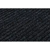 Rugsx Läufer- Türmatte rutschfest GIN 2057 Draußen, Drinnen Liverpool Anthrazit 100 cm 100x340 cm