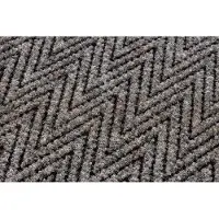 Rugsx Läufer- Türmatte rutschfest 200 cm MAGNUS 1951 Zickzack Draußen, Drinnen beige 200x360 cm