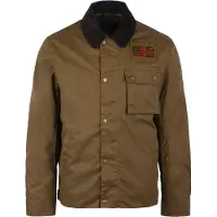 Barbour für Herren. MWX1853 Braune Workers Wax Jacke (XL), Beige, Lässig, Baumwolle
