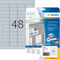 Herma Etiketten Nr. 4221 aus matter Polyesterfolie, 1200 Etiketten, 25 Bogen