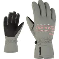 Ziener Skihandschuhe "LAILLA-Z AQUASHIELD MÄDCHEN" wasserdicht, winddicht, atmungsaktiv, warm, bestickt