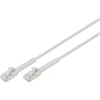Digitus CAT 6A F-FTP abwinkelbares Patchkabel, Kupfer, 0,5 m, grau, 0,5 m, Cat6a, F/FTP (FFTP), RJ-45, RJ-45, Grau