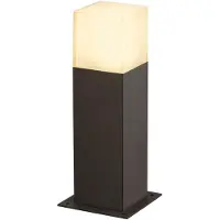 SLV 231215 GRAFIT 30, Outdoor Standleuchte, TC-DSE, IP44, anthrazit, Energiesparleuchte, L/B/H 12/12/30 cm, max. 11 W
