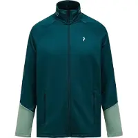 Peak Performance Bluza mÄska M Rider Essentials Midlayer Zip Jacket kolor zielony - M