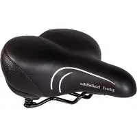 P & P P&P Pro Cycling Unisex Fahrradsattel Touring Feder, Schwarz