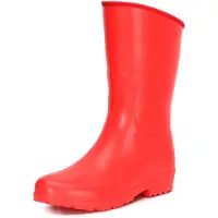 Ladeheid Damen leichte Eva Gummistiefel Regenstiefel ( Rot, 37 EU )