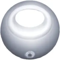 HomeShopXL Nachtlicht Steckdose Stecker Lampe - Weiß - Automatisch mit Tag/Nacht Sensor - Für Kinder/Erwachsene