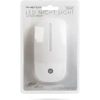 HomeShopXL Nachtlicht Steckdose Stecker Lampe - Weiß - Automatisch mit Tag/Nacht Sensor - Für Kinder/Erwachsene
