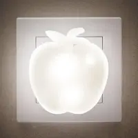 HomeShopXL Nachtlicht für Kinder - steckdosenlampe Apfel - steckdosenlampe Mädchen - Kinderzimmer und Kinderzimmer