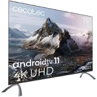 Cecotec ALU30075S, 190,5 cm (75"), 3840 x 2160 Pixel, 4K Ultra HD, LED, Smart-TV, Schwarz
