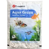 Flamingo Dekorativer Weißer Aquarienkies 1kg Durchsichtig 1kg Durchsichtig 1kg