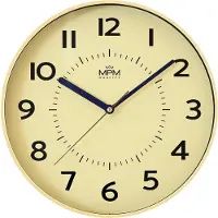MPM -Quality Wanduhr Heikki rund Ø 314 mm Kunststoff Gelb