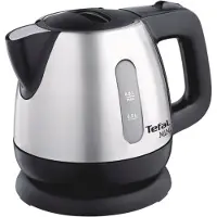 Tefal Mini BI8125, 0,8 l, 2200 W, Schwarz, Edelstahl, Wasserstandsanzeige, Drahtlos