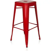Hjh OFFICE VANTAGGIO HIGH - Barstuhl Rot