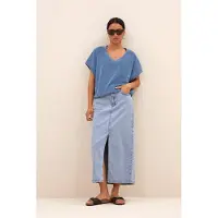 By-bar Elba Denim Skirt Light Denim Größe: XS | Maxiröcke Outlet | Damen | Blau